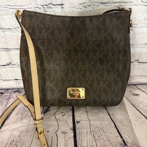 Michael Kors Monogram Brown Crossbody Bag